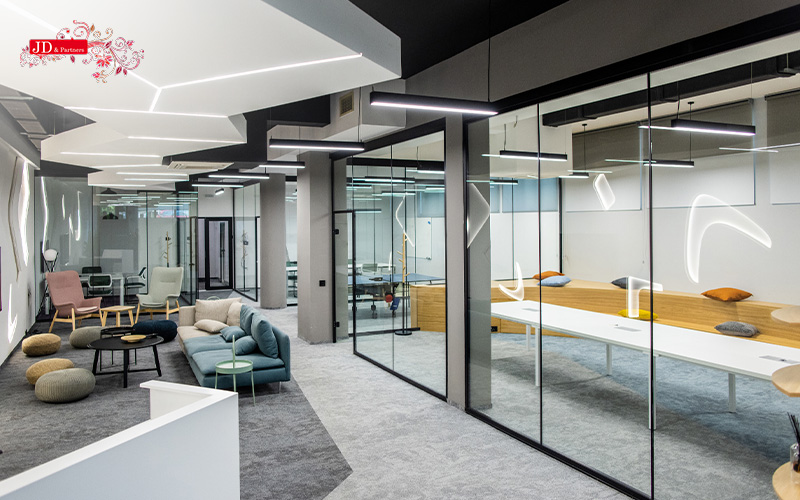 leisure area in an office